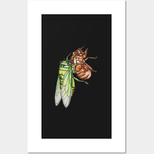 Cicada Emerging Wall Art by Amanda-Courtney